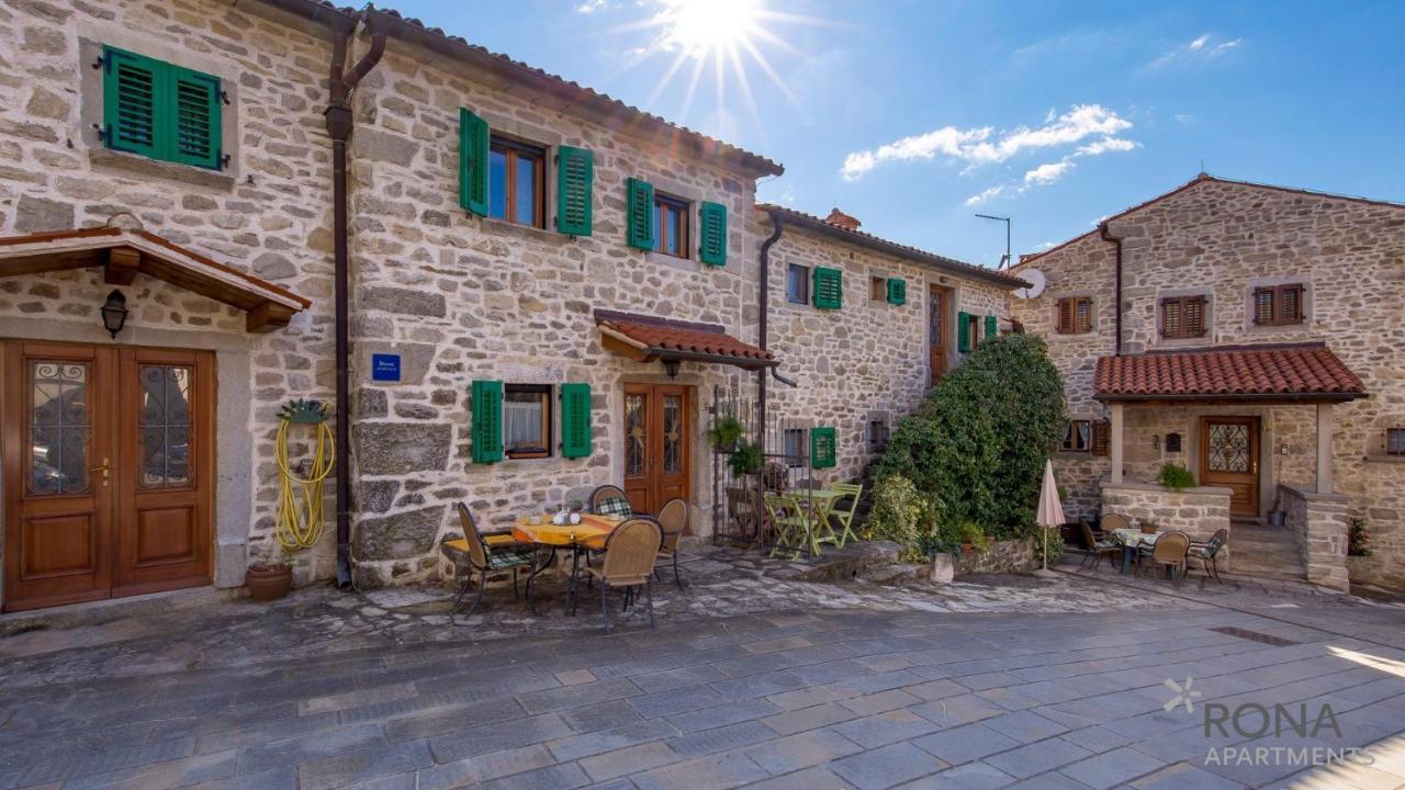 Rona Stone House Apartments Janja Boljun Exterior foto