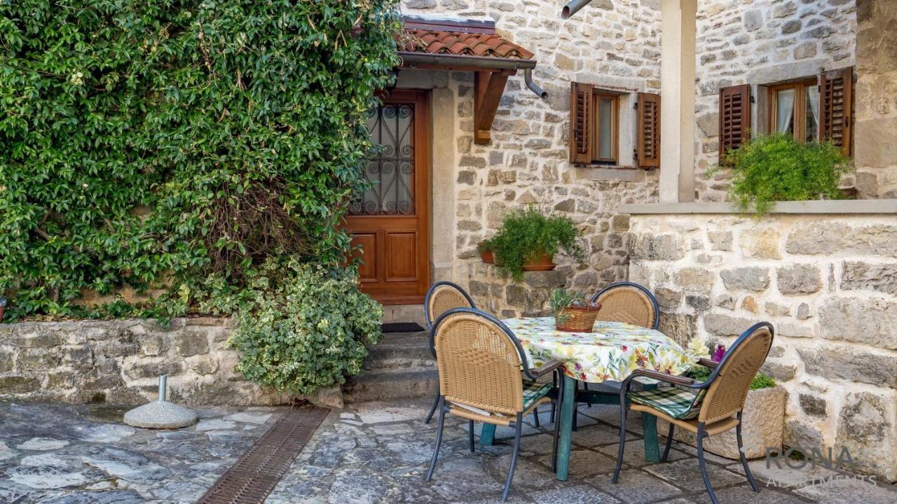 Rona Stone House Apartments Janja Boljun Exterior foto