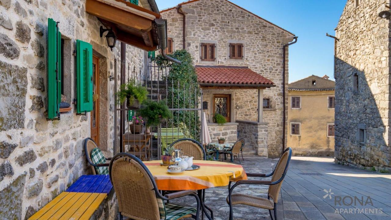 Rona Stone House Apartments Janja Boljun Exterior foto